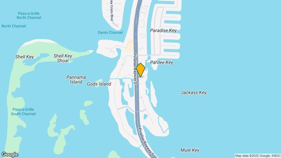 1515 Pinellas Bayway S Map and Location Details