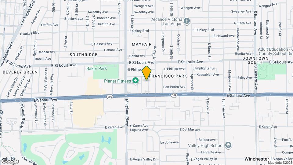 2300 Pardee Pl Map and Location Details