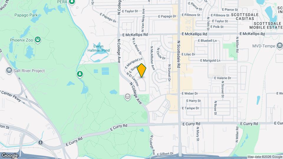 1460 N La Rosa Dr Map and Location Details