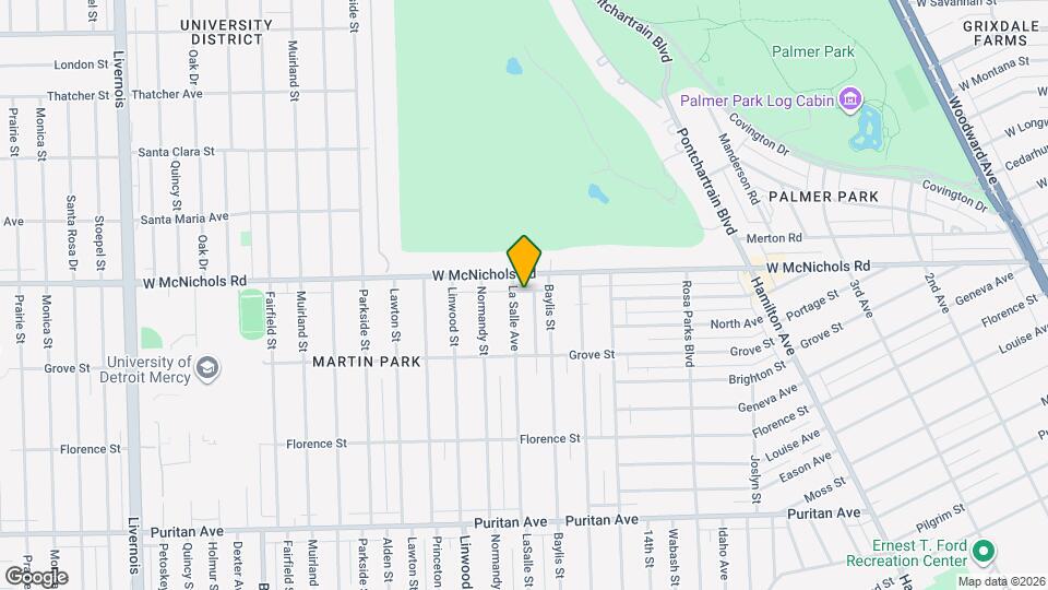 16920 La Salle Ave Map and Location Details