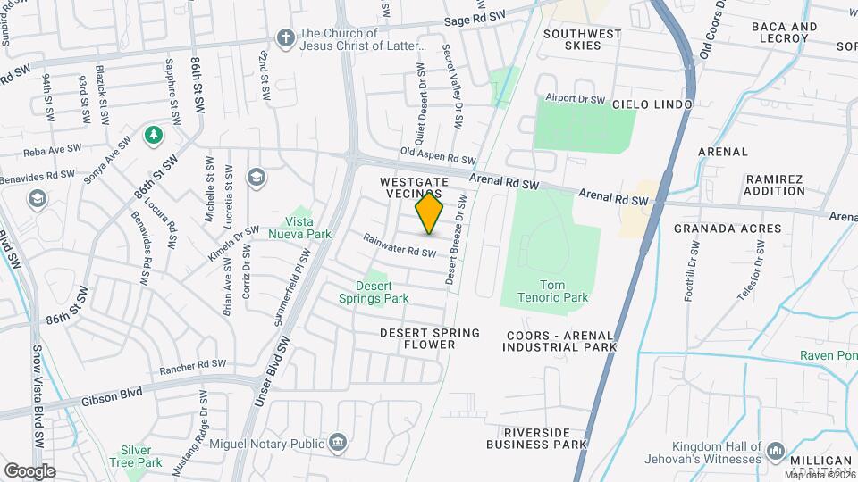 7408 Rainmaker Rd SW Map and Location Details