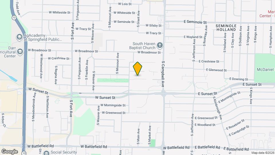 621 W Edgewood St Map and Location Details