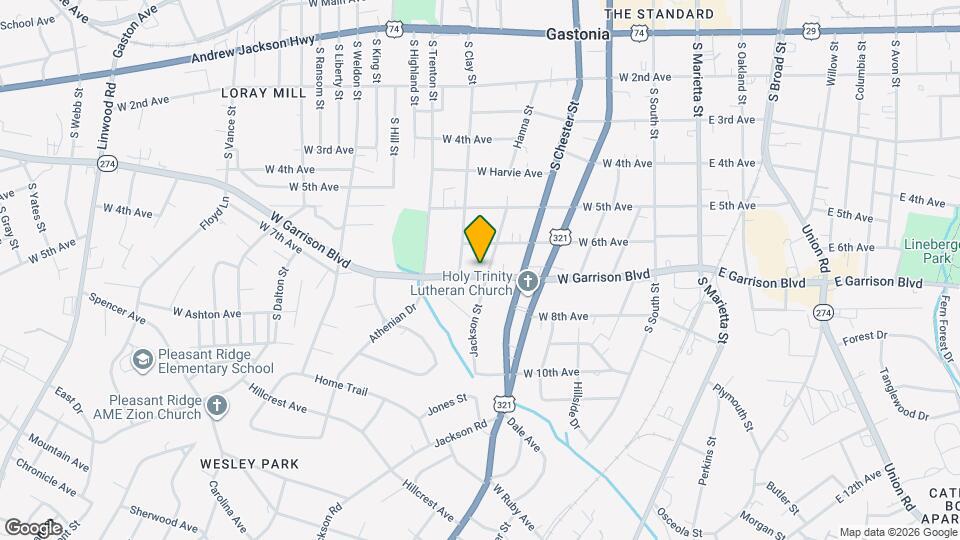 602 W Garrison Blvd Map and Location Details