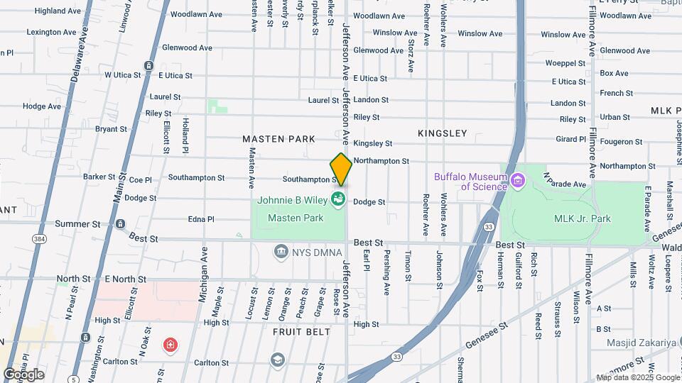 1140-1166 Jefferson Ave Map and Location Details