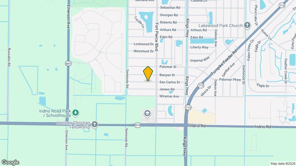 7801 San Carlos Dr Map and Location Details