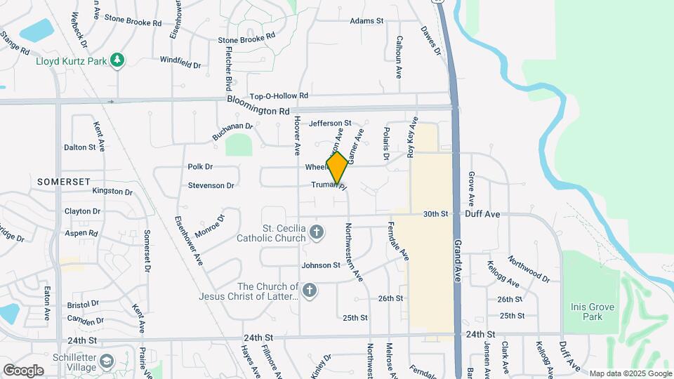 1332 Truman Pl Map and Location Details