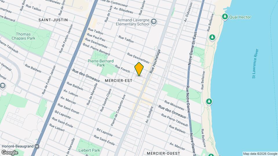 2600 French Rue Map and Location Details