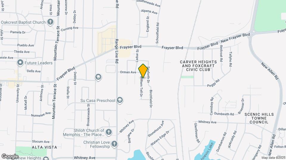 3356 William Tell Dr Map and Location Details