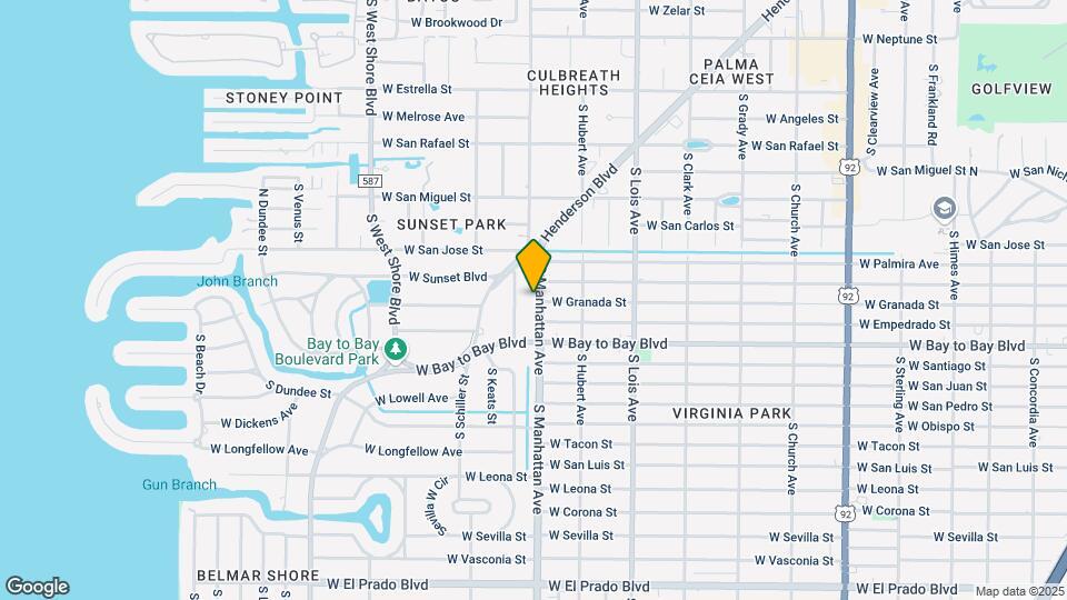 2709 S Manhattan Ave Map and Location Details