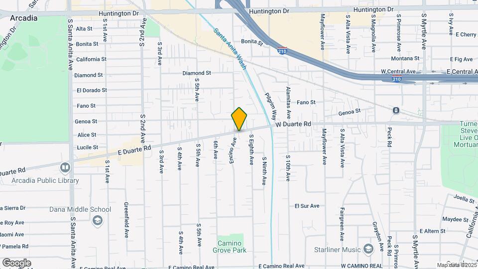 810 W Duarte Rd Map and Location Details