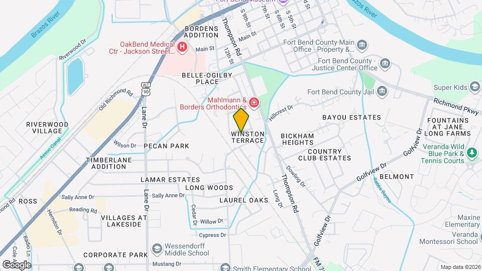 1305 Elm St Map and Location Details