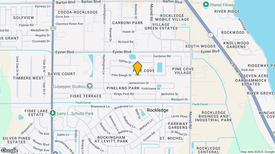 871 Southern Pine Trail Map and Location Details