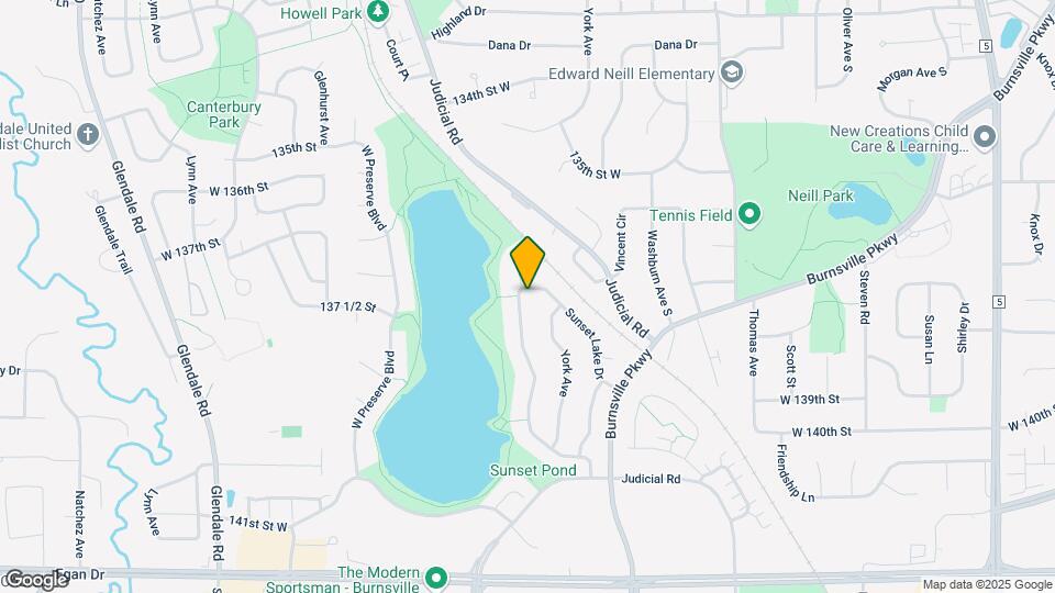 3317 Sunset Lake Dr Map and Location Details