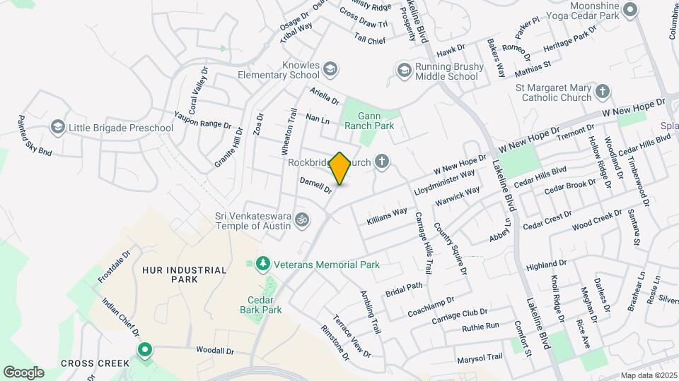 2012 E Gann Hill Dr Map and Location Details