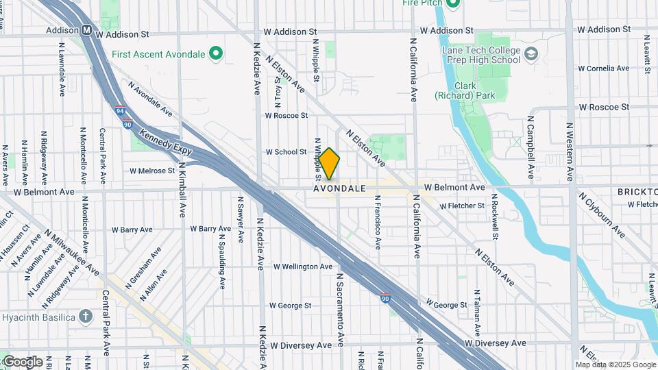 3012 W Belmont Ave Map and Location Details