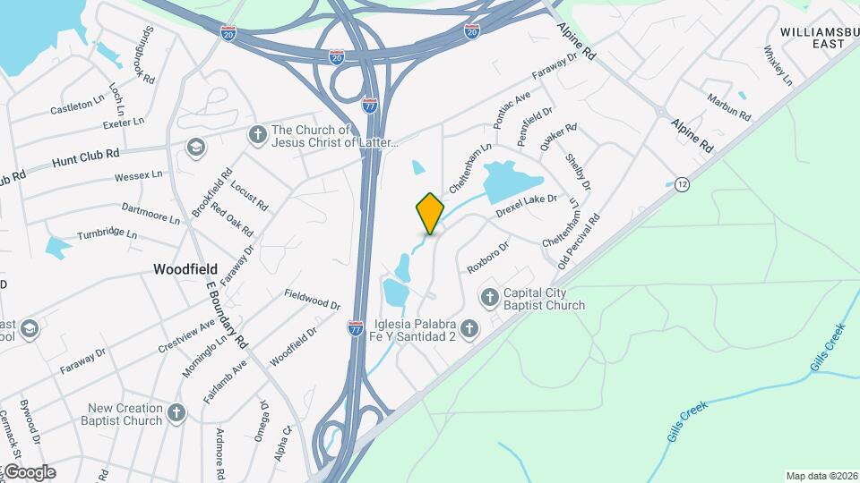 1725 Cheltenham Ln Map and Location Details
