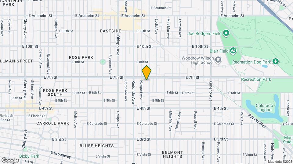 665 Loma Ave Mapa y Detalles de la Ubicación