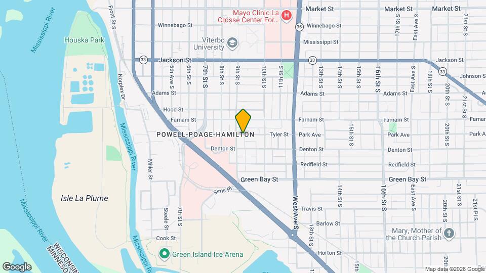 916 Tyler St Map and Location Details