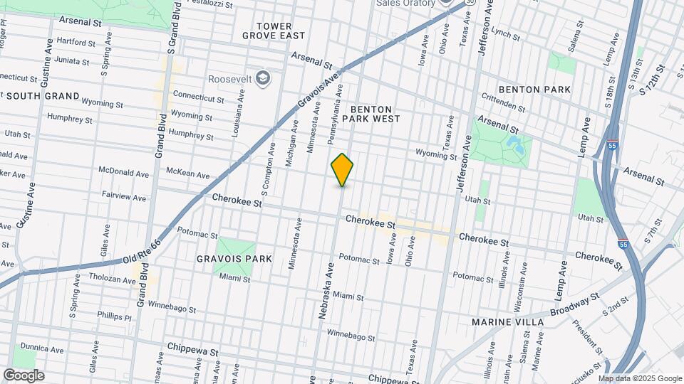 3349 Nebraska Ave Map and Location Details