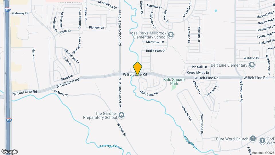 846 Mill Creek Cir Map and Location Details