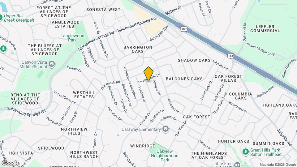 11505 Charred Oak Dr Map and Location Details