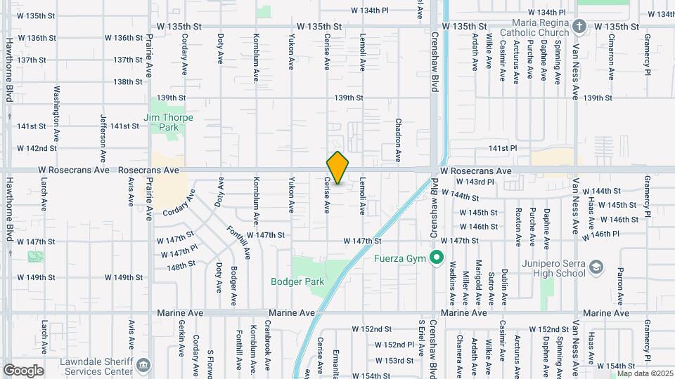 14404 Cerise Ave Map and Location Details