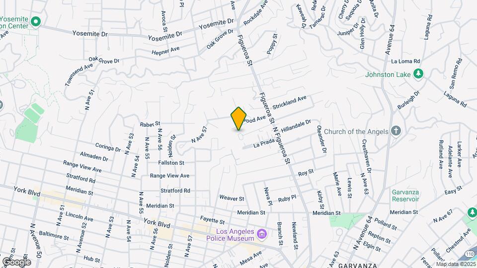 6001 Hillandale Dr Map and Location Details