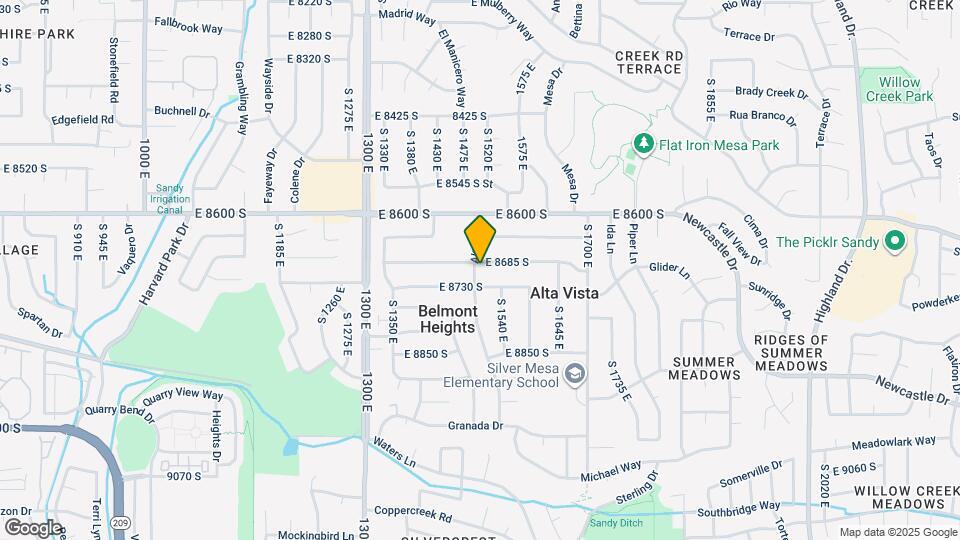 8705 S Altair Drive, Unit 8705 Map and Location Details
