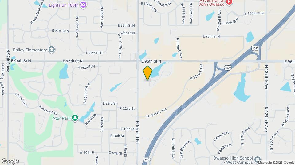 9306 N 114th E Ave Mapa y Detalles de la Ubicación