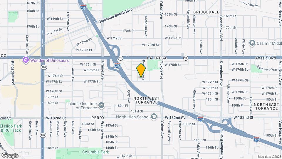 3737 W 177th St Map and Location Details