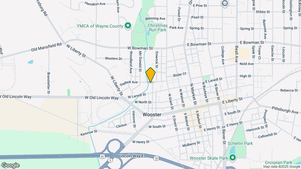 340 N Columbus Ave Map and Location Details