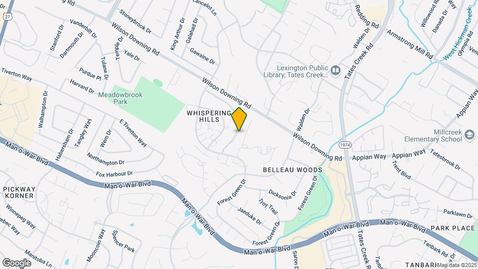 487 Whispering Hills Dr Map and Location Details