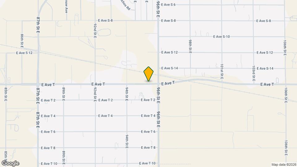 9531 E Ave T-12 Map and Location Details