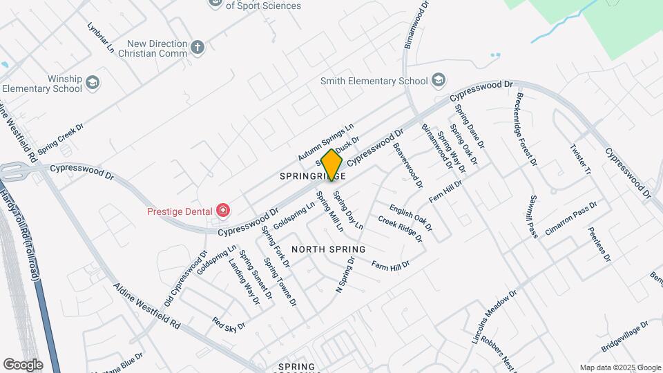 2507 Goldspring Ln Map and Location Details