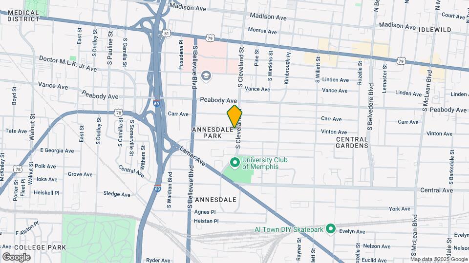 1337 Vinton Ave Mapa y Detalles de la Ubicación