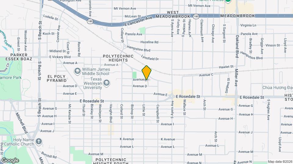 3432 Avenue C Map and Location Details