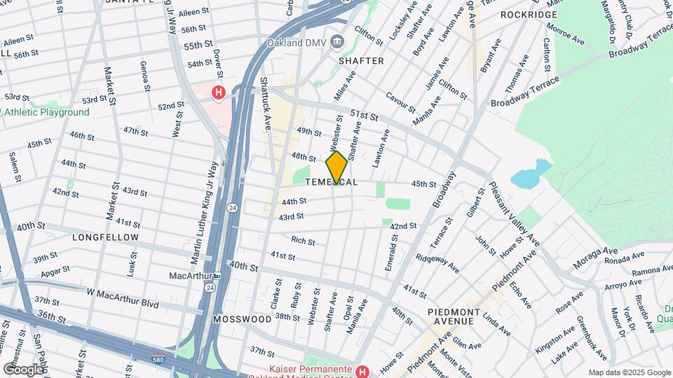 4412 Webster St Mapa y Detalles de la Ubicación