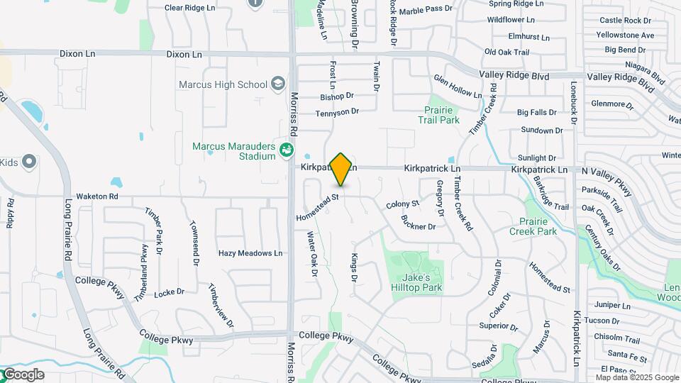 5401 Medlin Ct Map and Location Details