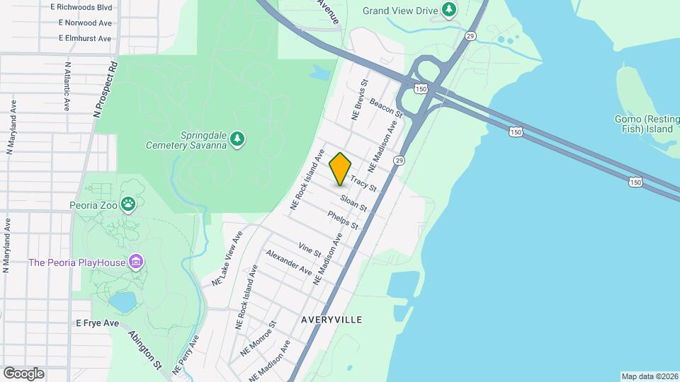 522 Sloan St Map and Location Details