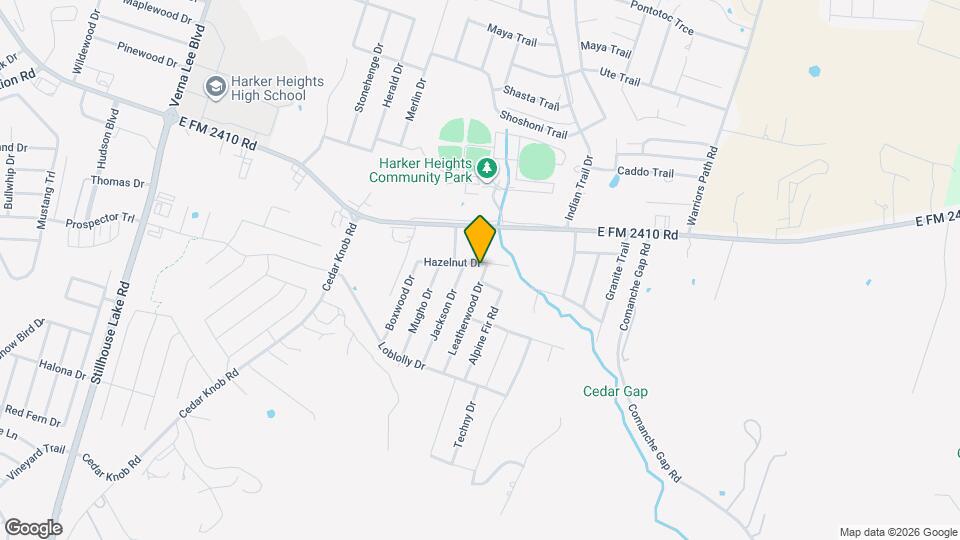2501 Leatherwood Dr Mapa y Detalles de la Ubicación