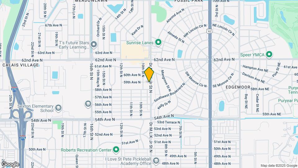 5832 Dr M.L.K. Jr St N Mapa y Detalles de la Ubicación