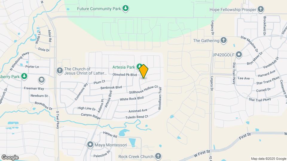 2105 Washington Park Way Map and Location Details