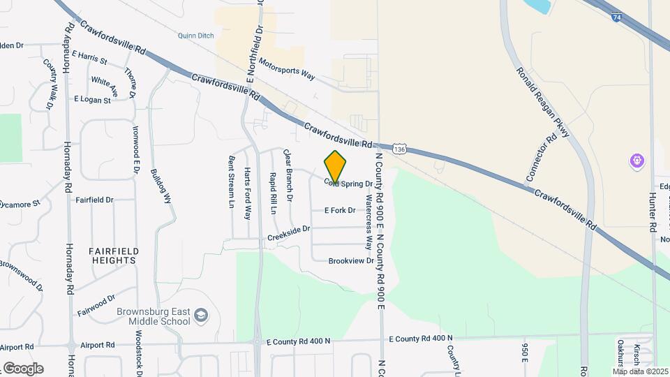 1725 Cold Spring Dr Map and Location Details