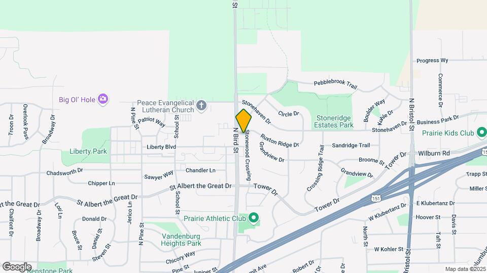 Stoneridge Rental Map and Location Details