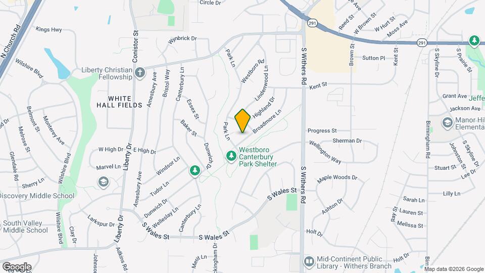 1116 Broadmore Ln Map and Location Details