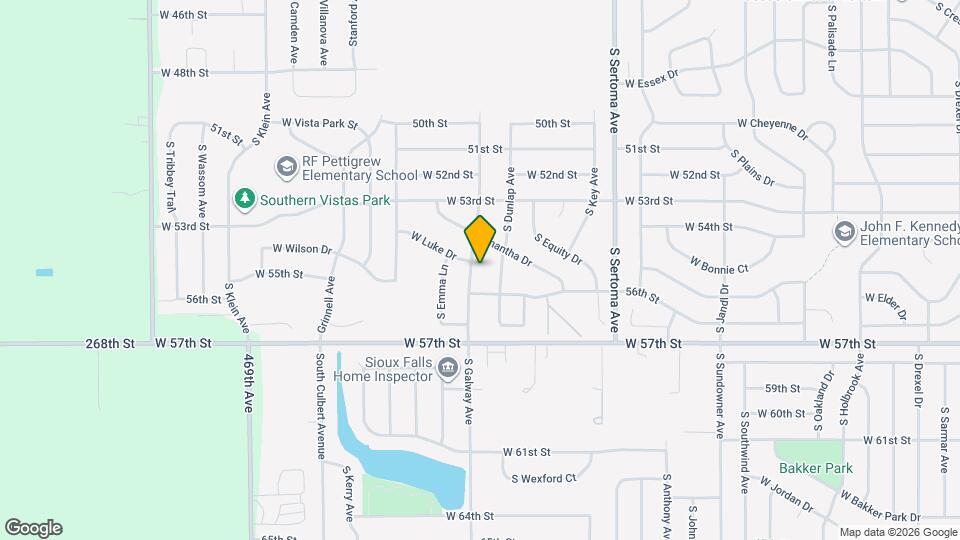 4804 S Galway Ave Map and Location Details