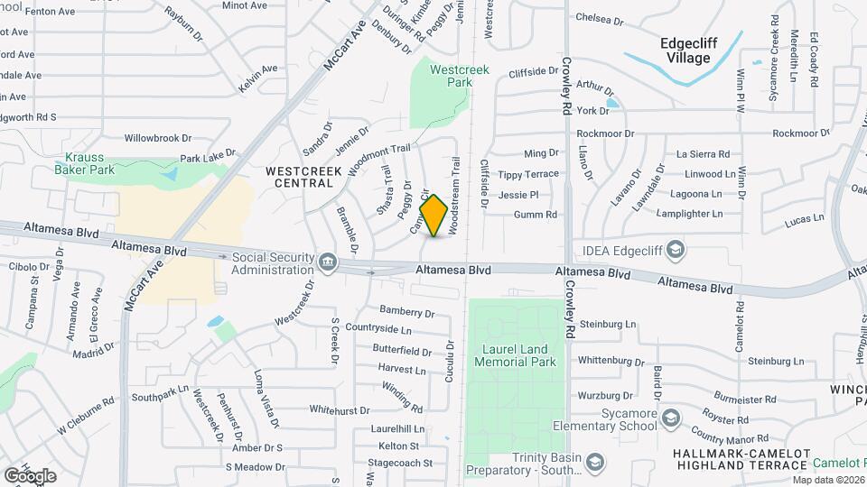 6427 Woodstream Trail Map and Location Details