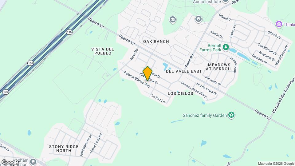 12504 Paloma Blanca Way Map and Location Details