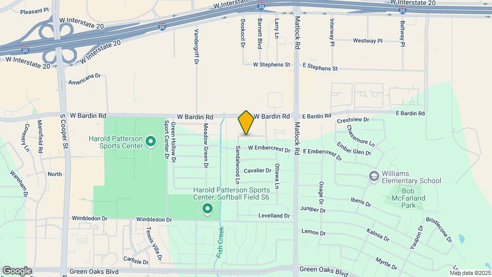 818 Sandalwood Ln Map and Location Details