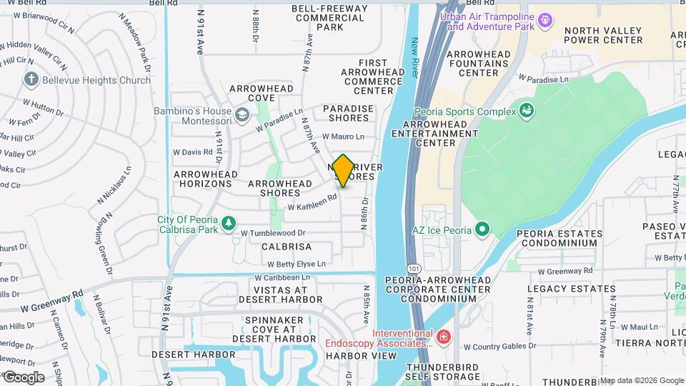 8644 W Kathleen Rd Map and Location Details